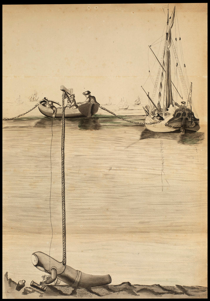 Detail of Submarine diving suit in operation by William Barlow