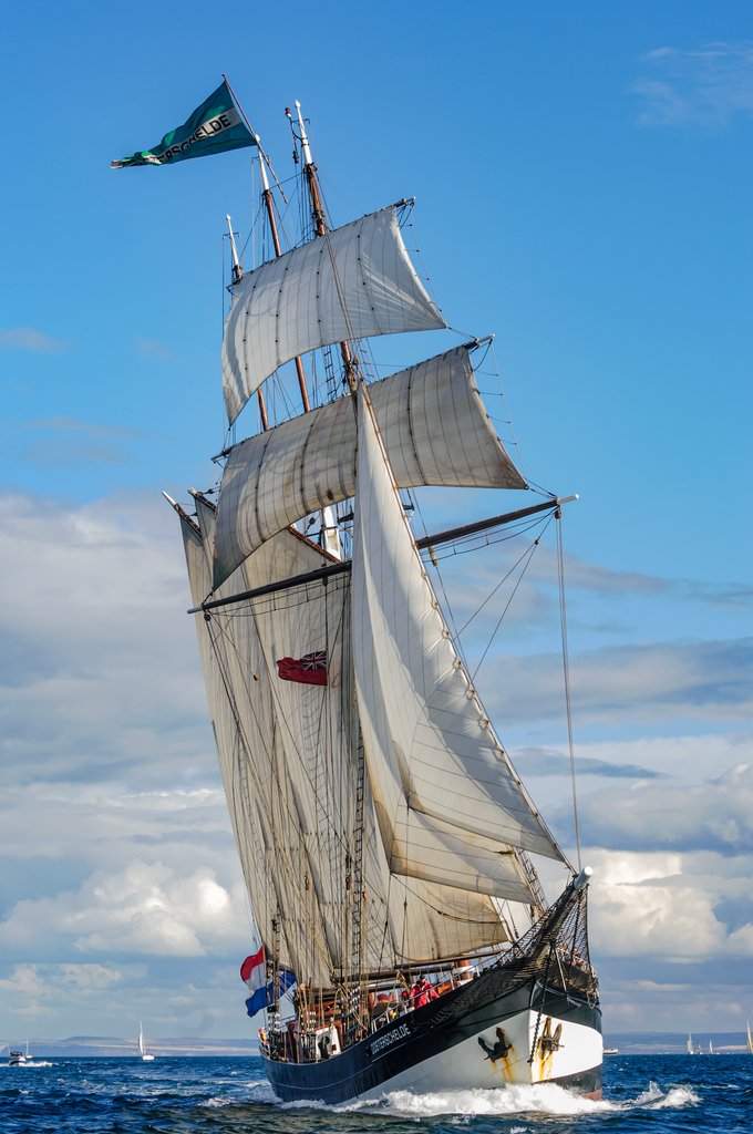 Detail of Schooner Oosterschelde by Richard Sibley