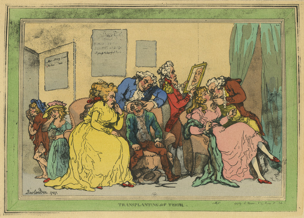 Detail of Transplanting of teeth by Thomas Rowlandson