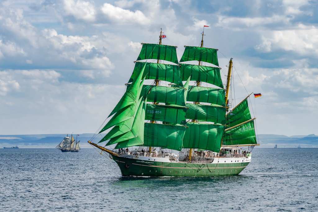 Detail of Barque Alexander von Humboldt ll by Richard Sibley