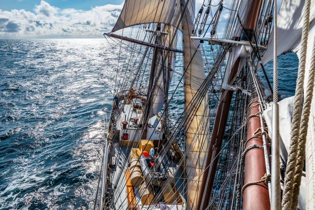 Detail of Brig Morgenster VOF by Richard Sibley