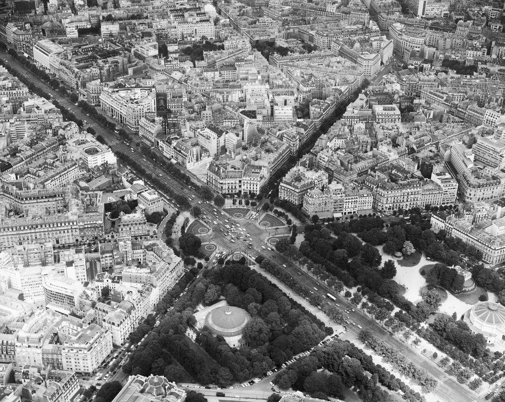Detail of 8th Arrondissement in Paris by Corbis