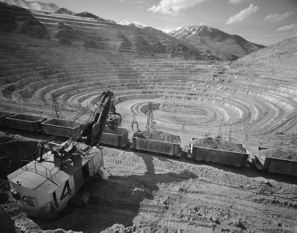 Detail of Bingham Canyon Open Pit Mine by Anonymous
