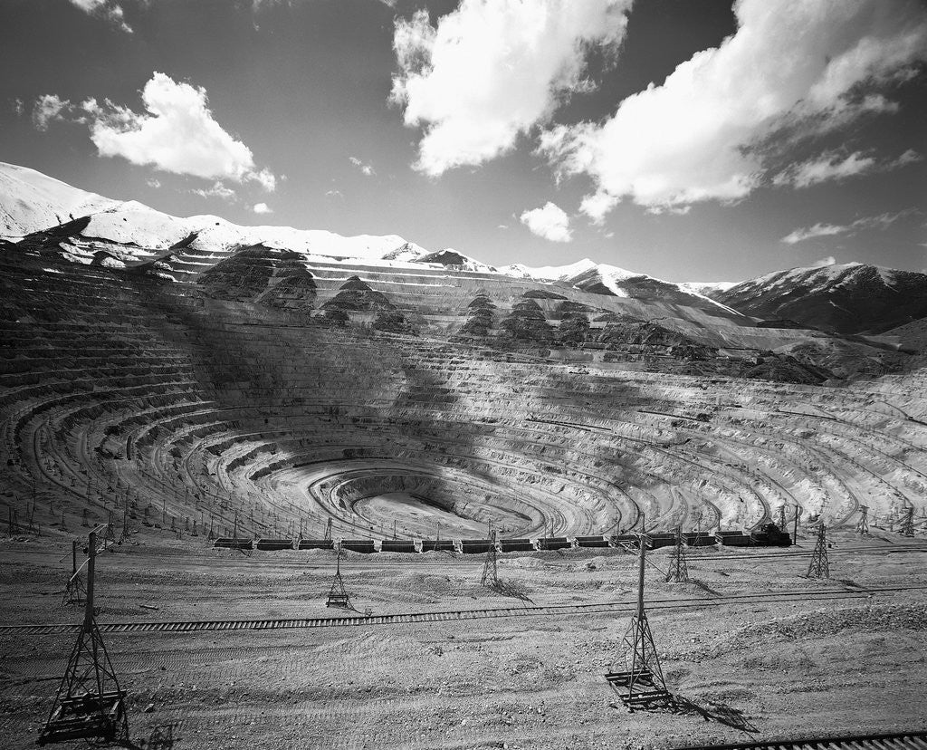 Detail of Bingham Copper Mine by Anonymous