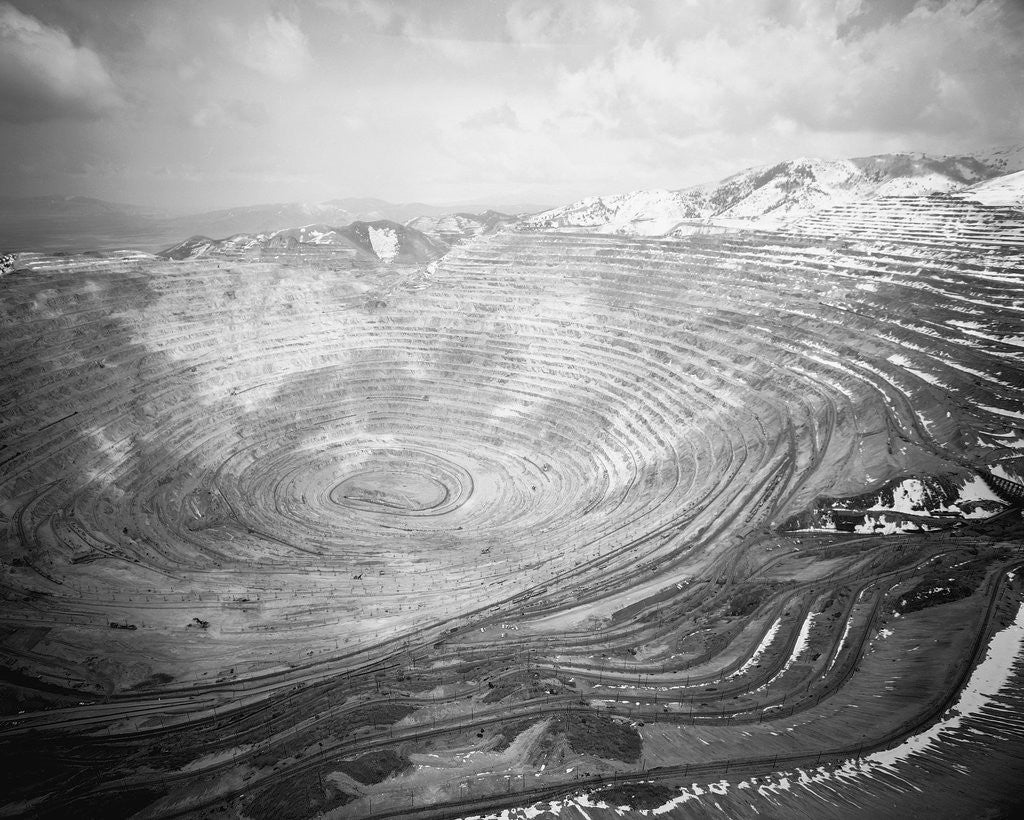 Detail of Bingham Copper Mine by Anonymous