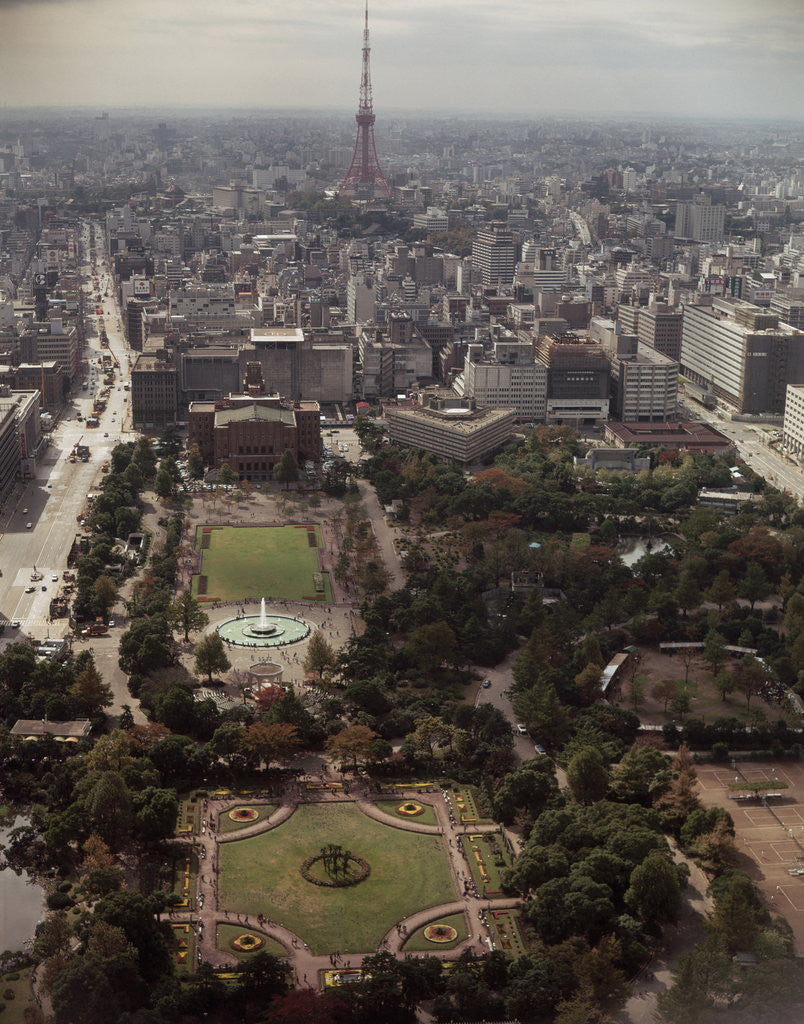 Detail of Hibiya Park by Anonymous
