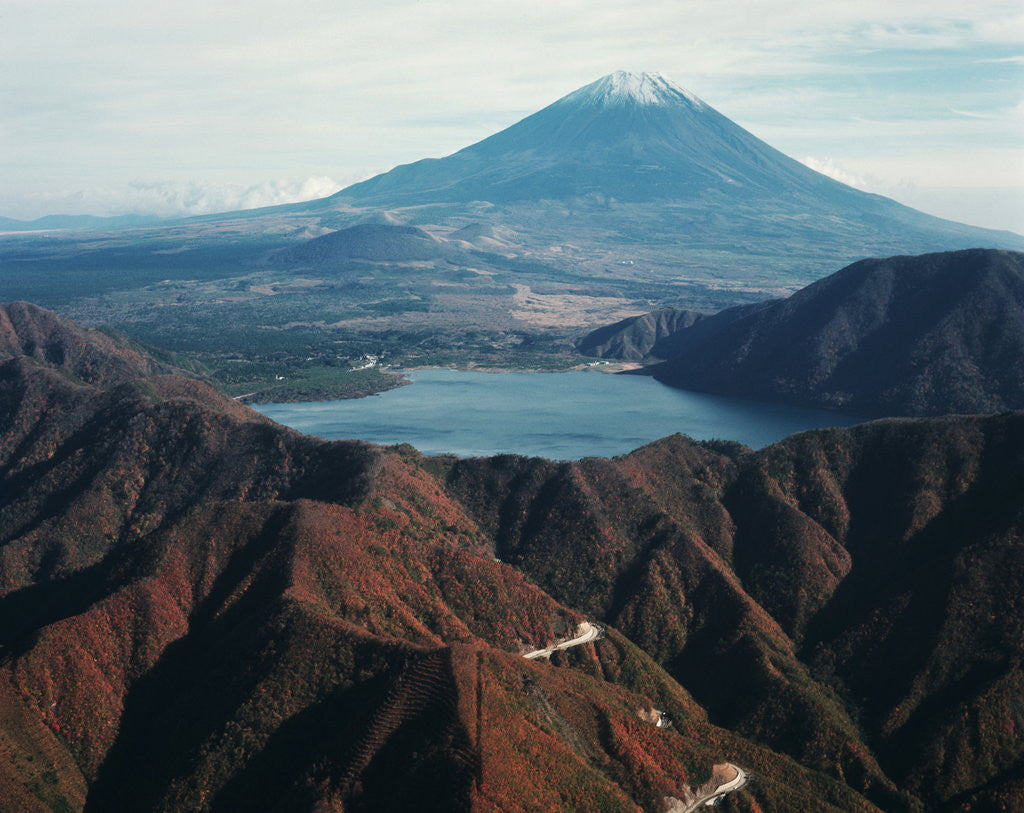 Detail of Mount Fuji and Mount Hakone by Anonymous