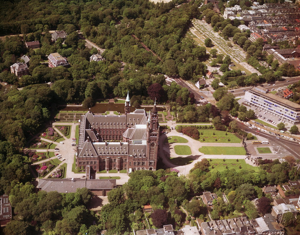 Detail of Old Peace Palace by Anonymous