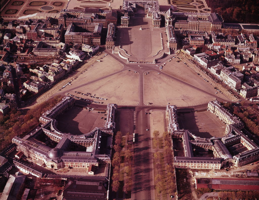 Detail of Palace of Versailles and Gardens by Anonymous