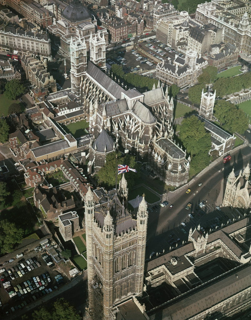 Detail of Westminster Abbey by Anonymous