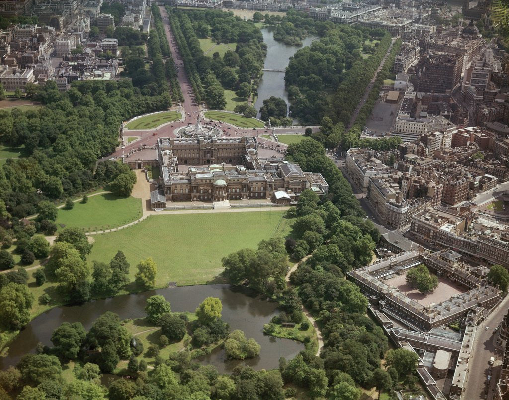Detail of Buckingham Palace by Anonymous