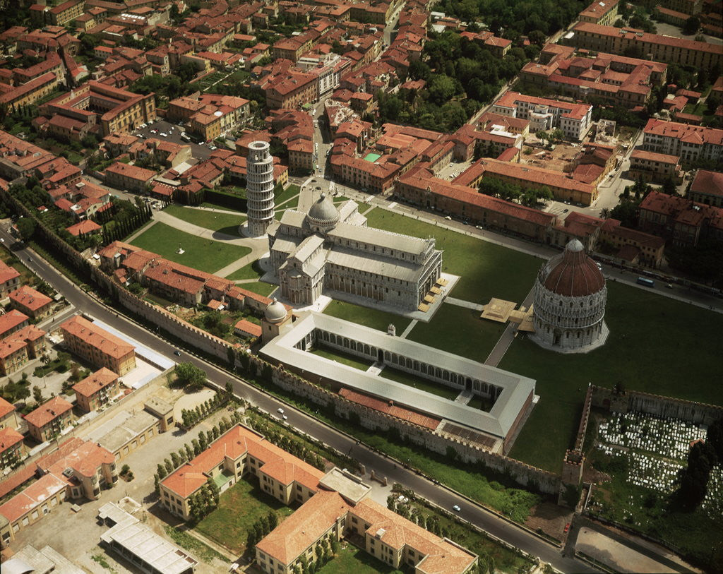 Detail of Piazza del Duomo in Pisa by Corbis