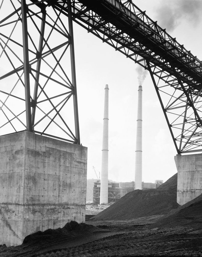 Detail of Mine-Mouth Power Plant at Cresap's Bottom by Anonymous