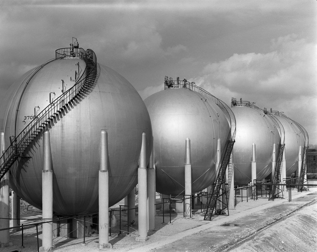 Detail of Texaco Oil Refinery by Anonymous