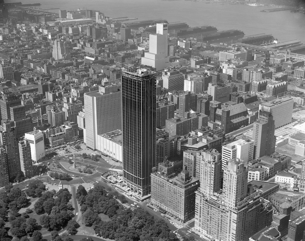 Detail of Over Columbus Circle by Anonymous