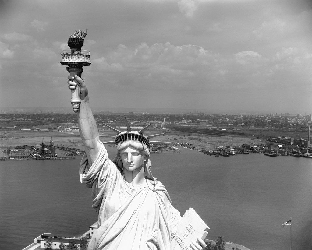 Detail of Statue of Liberty by Anonymous