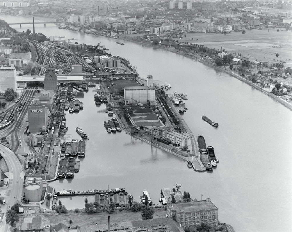 Detail of Barges on Rhine by Anonymous