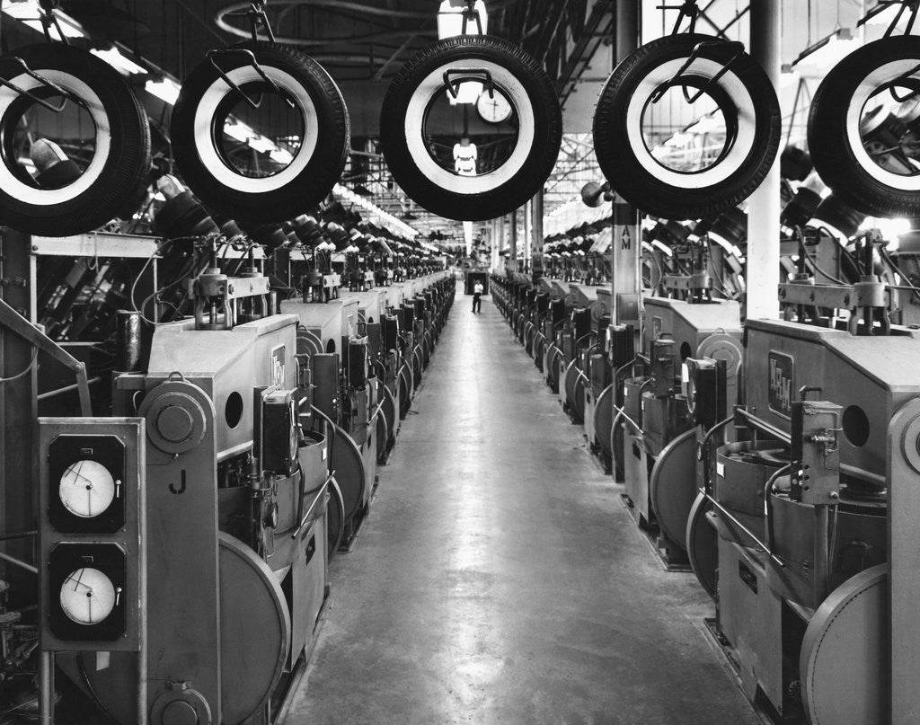 Detail of Tires at a Goodyear Plant by Anonymous