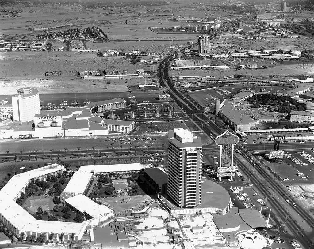 Detail of Aerial View of the Las Vegas Strip by Anonymous