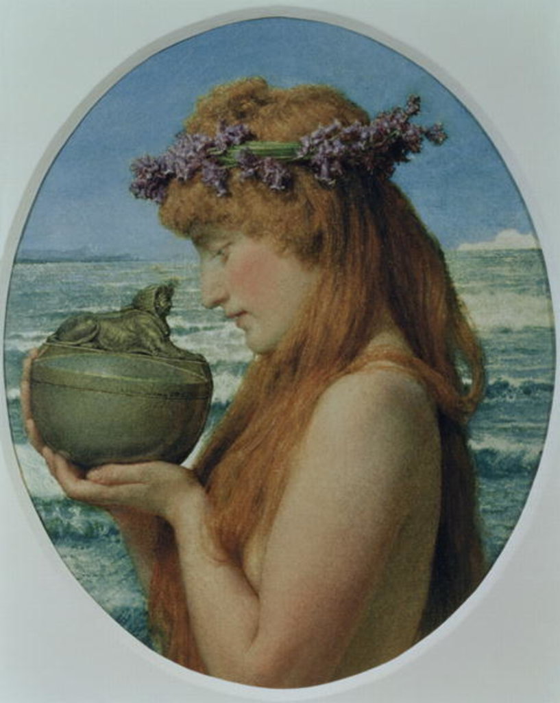 Detail of Pandora, 1881 by Lawrence Alma-Tadema
