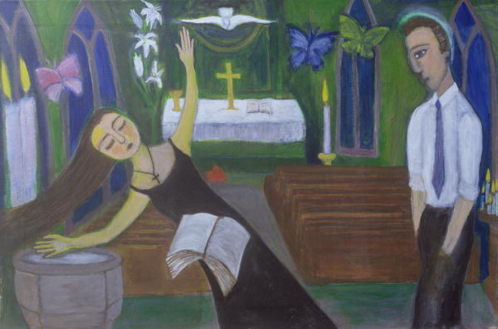 Detail of Religious Experience, 2002 by Roya Salari
