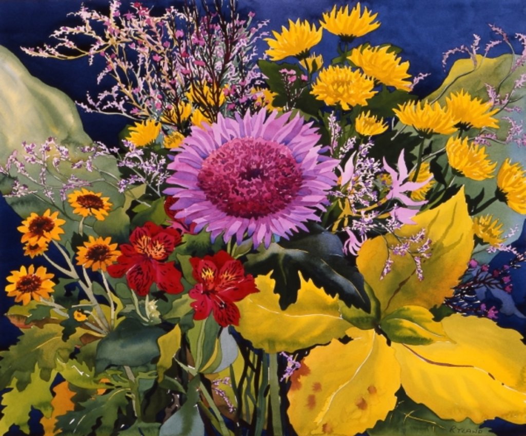 Detail of Flowers in December, 2005 by Christopher Ryland