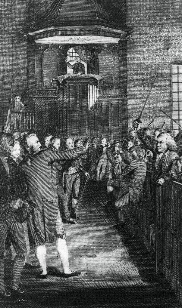 Detail of Town Meeting by Anonymous