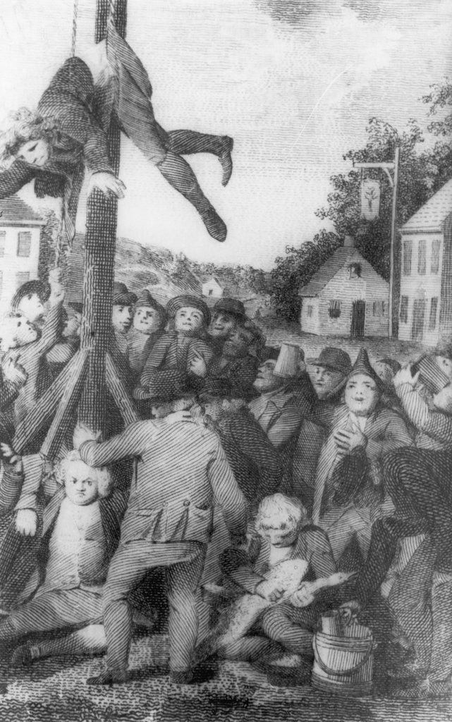 Detail of Book Illustration The Tory's Day of Judgment by Anonymous