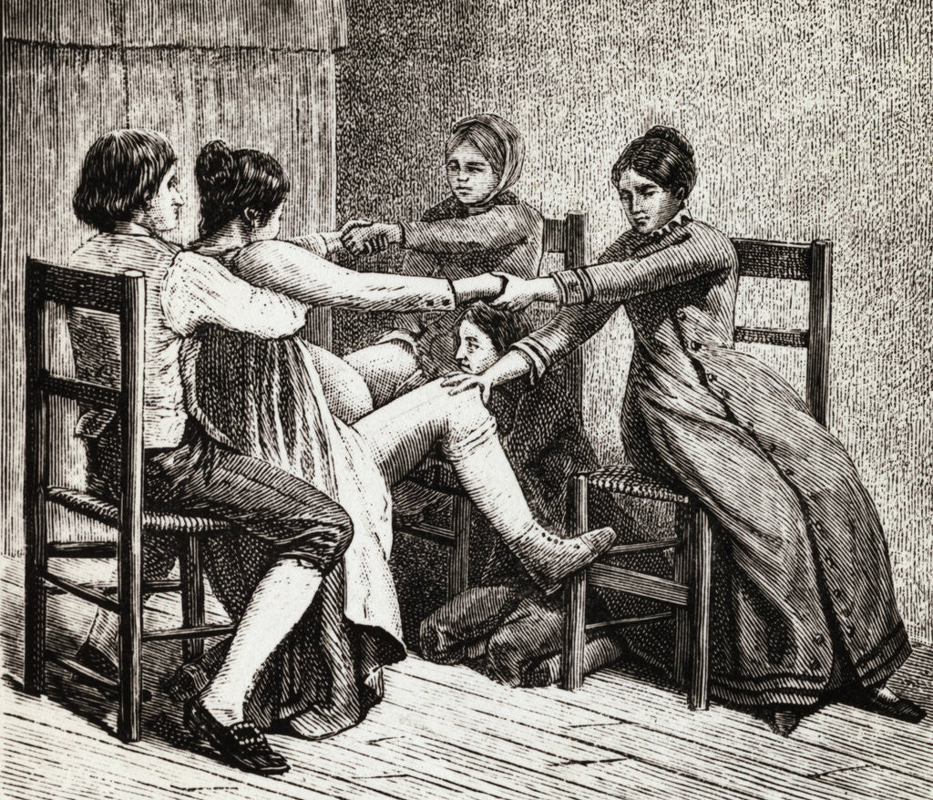 Detail of Colonial Childbirth Scene by Anonymous