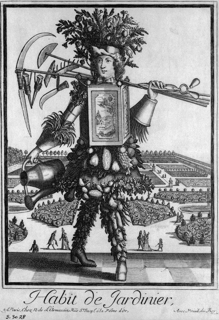 Detail of Allegory Of Gardening by Anonymous