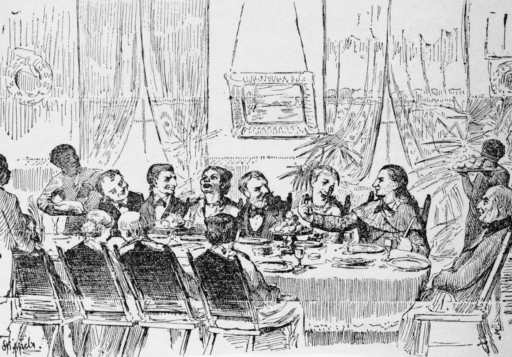Detail of Davy Crockett at White House Meeting by Anonymous