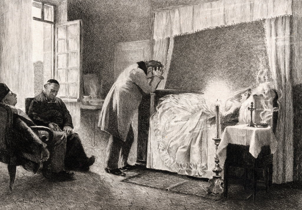 Detail of Scene from Madame Bovary by Gustave Flaubert