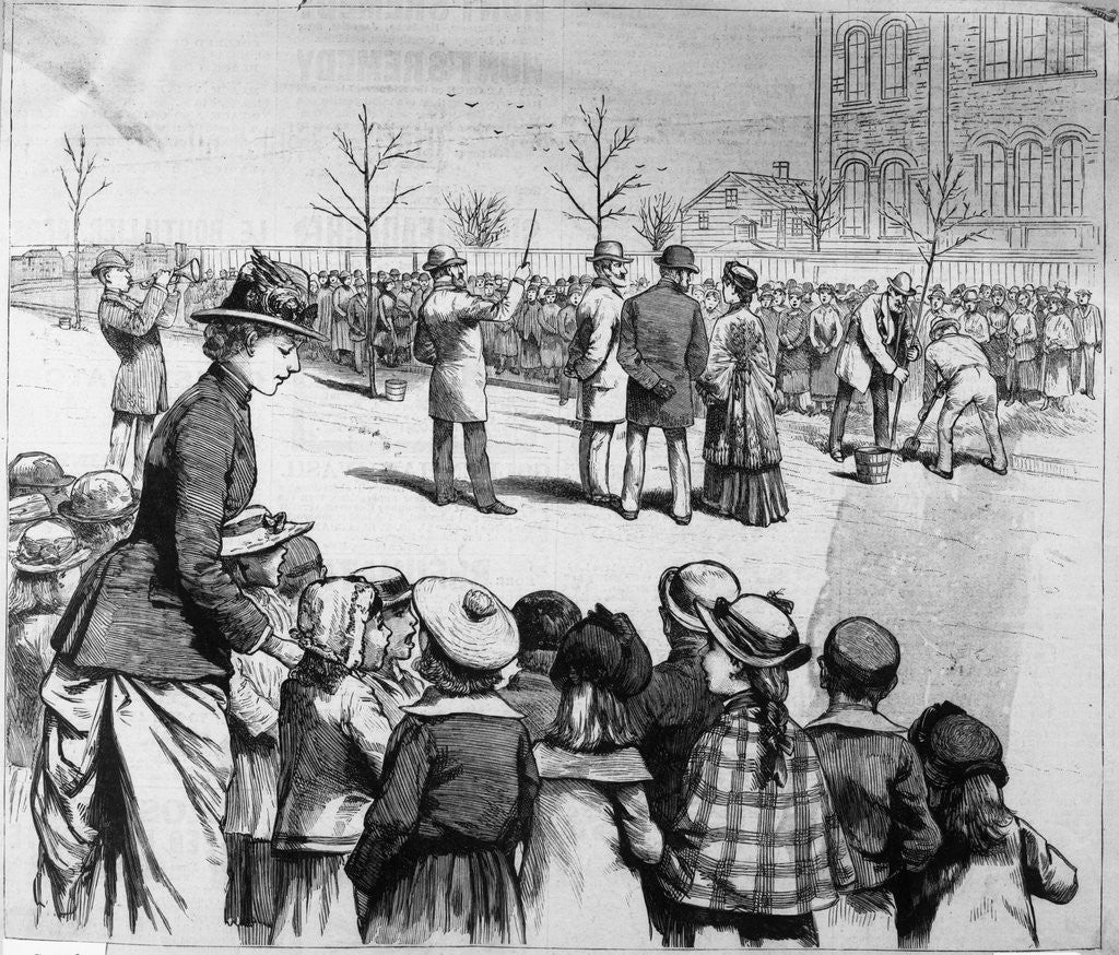 Detail of Arbor Day by Anonymous