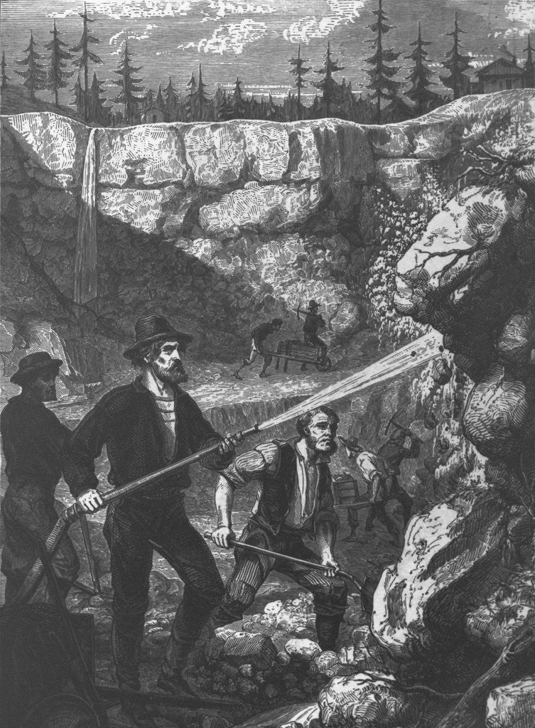 Detail of Miners Shoveling by Anonymous