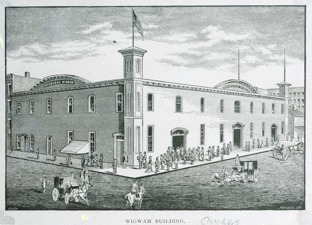 Detail of Wigwam Building by Anonymous