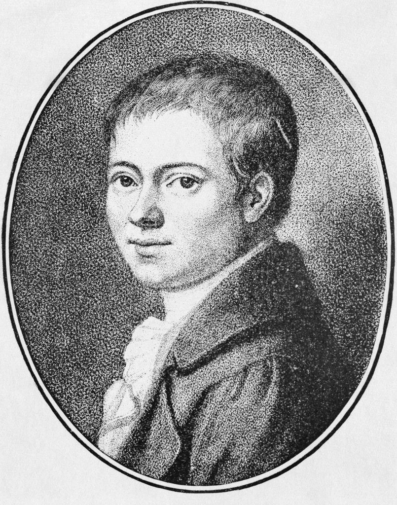 Detail of Portrait of Playwright Heinrich Von Kleist by Anonymous