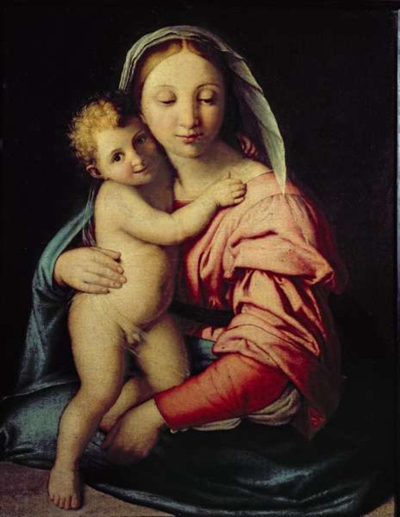 Detail of Madonna and Child by Il Sassoferrato