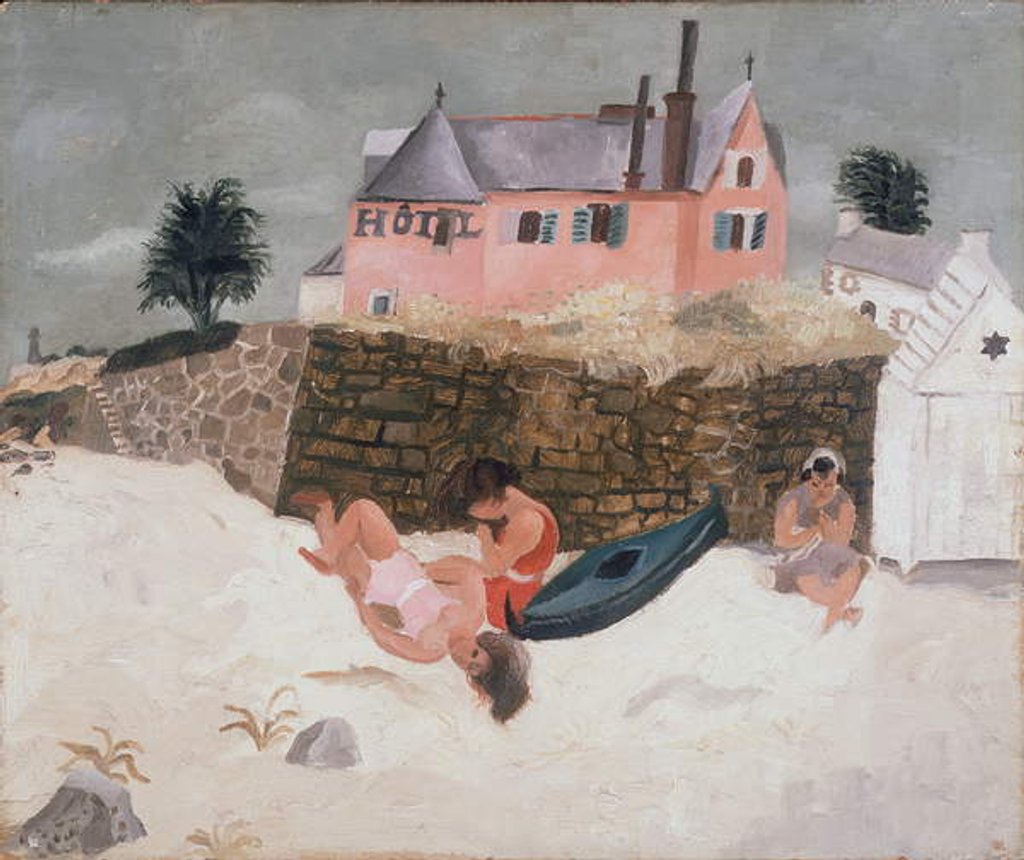 Detail of La Plage Hotel, Ty-Mad, Treboul, 1930 by Christopher Wood