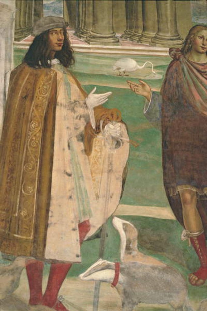 Detail of The Life of St. Benedict by L. & Sodoma G. Signorelli