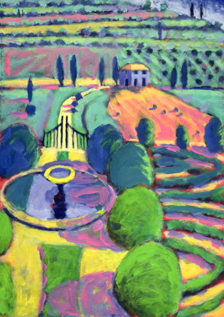 Detail of Italian Garden by Sara Hayward