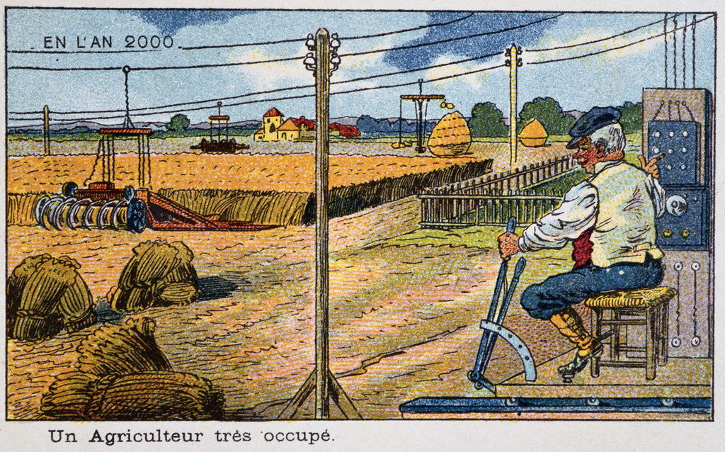 Detail of The Farmer of the Future by Anonymous