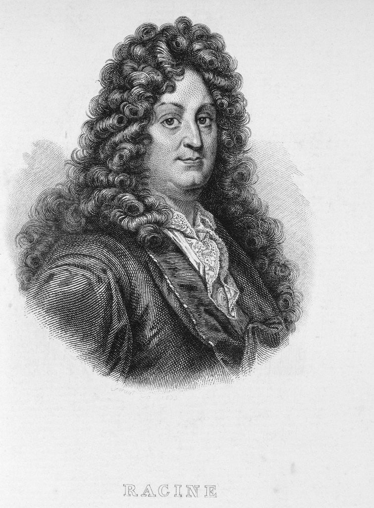 Detail of Portrait of Racine by Anonymous