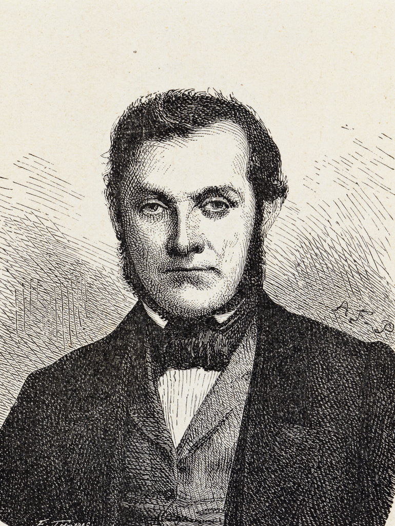 Detail of Portrait of Robert Wilhelm Bunsen by Anonymous