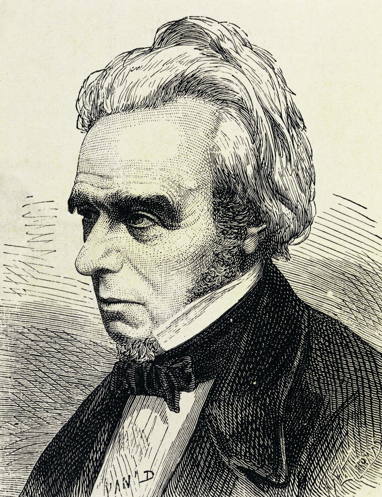 Detail of Portrait of Michel Faraday by Anonymous