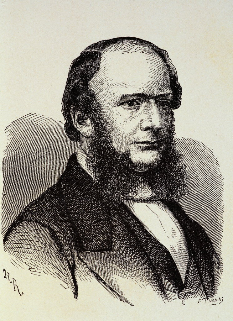 Detail of Portrait of Ernst Werner von Siemens by Anonymous