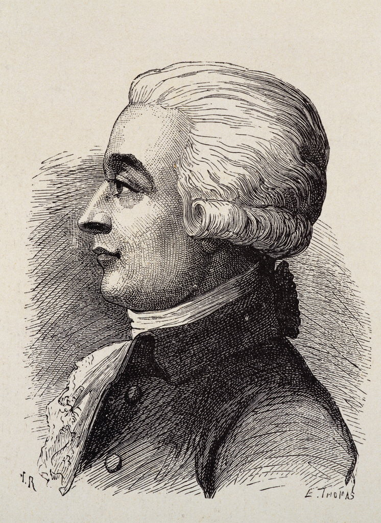Detail of Portrait of Jean Pierre Francois Blanchard by Corbis