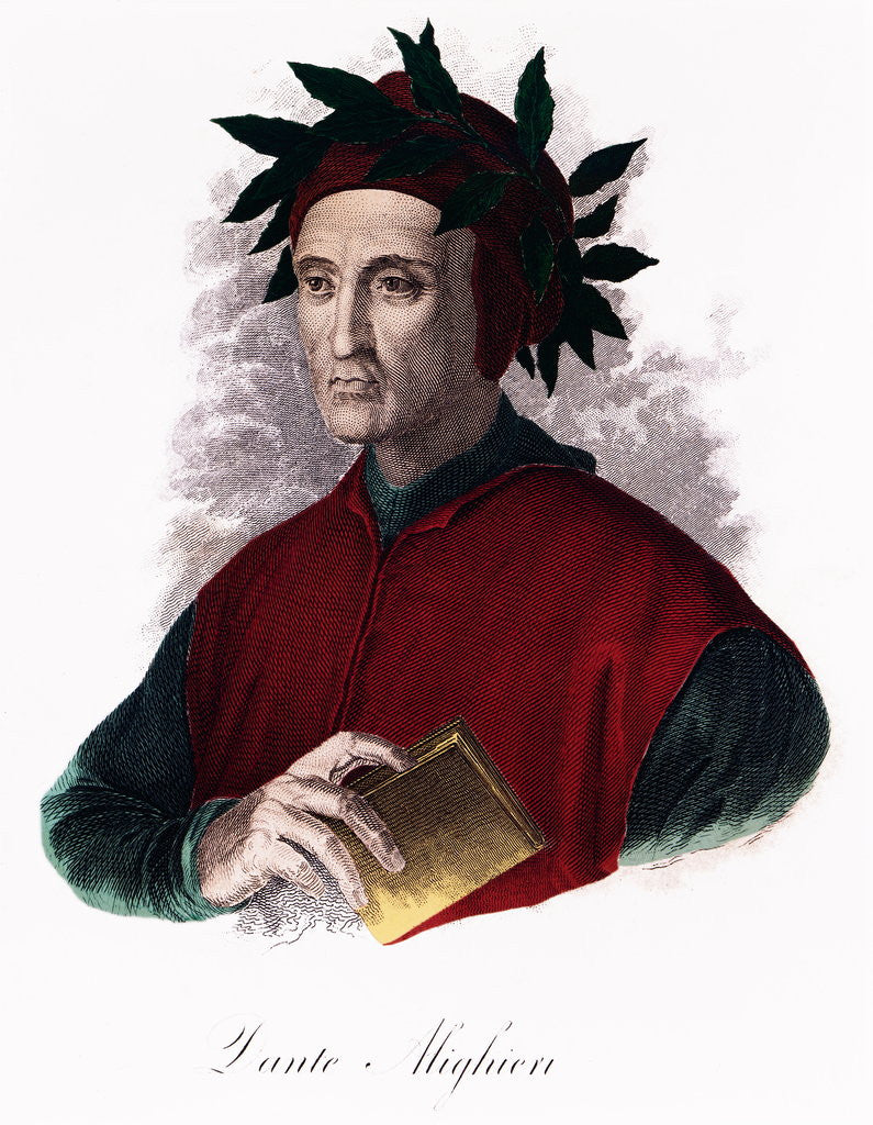 Detail of Portrait of Dante Alighieri by Anonymous
