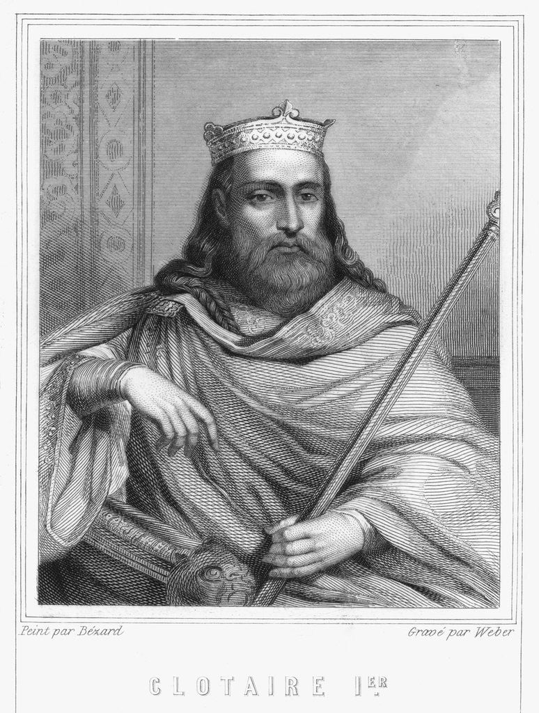 Detail of Chlotar I by Weber