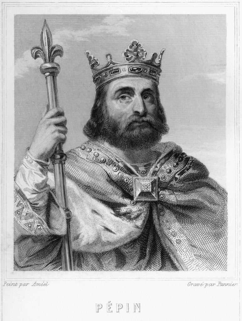 Detail of Pepin by Jacques Etienne Pannier