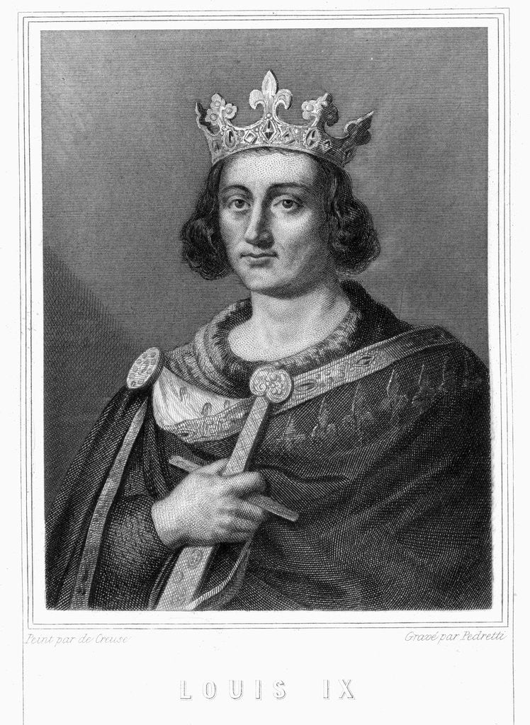 Detail of Louis IX by Vittore Pedretti